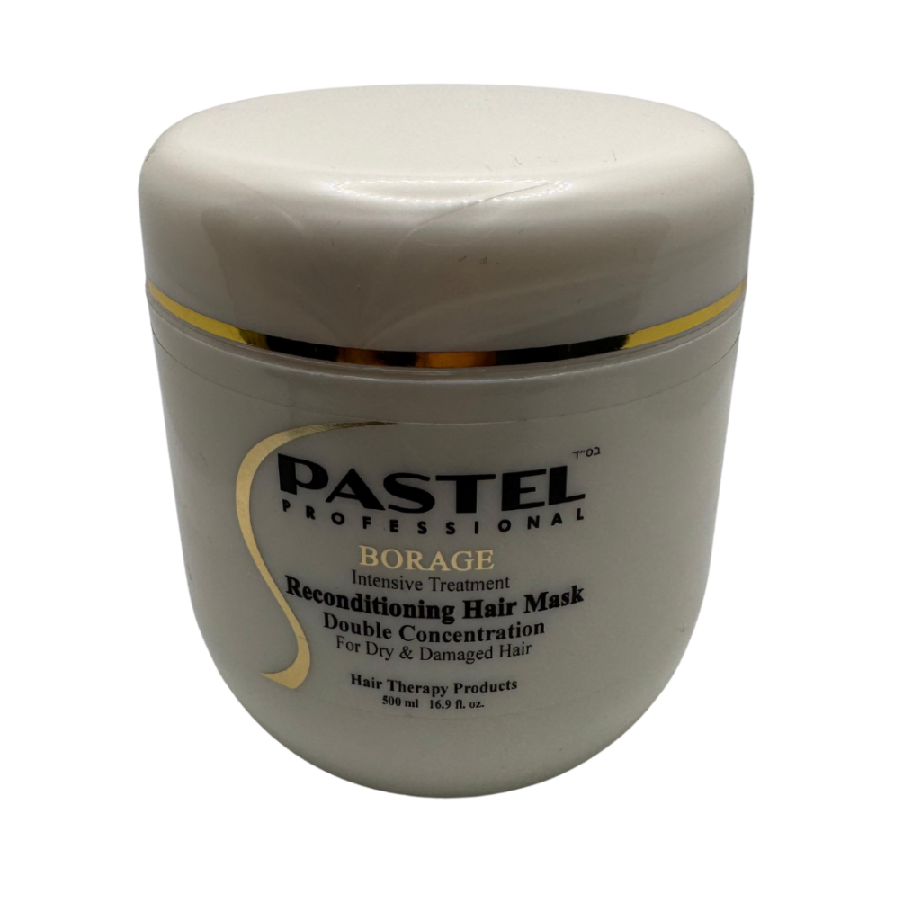 מסכה פסטל לשיקום שיער יבש ופגום Pastel Professional Borage Reconditioning Hair Mask