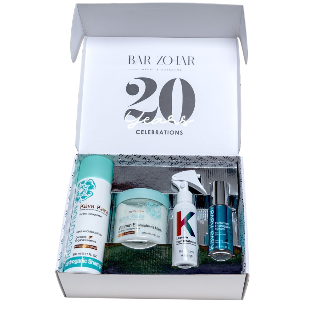 מארז קאווה קאווה הידרוגני לשיקום והזנה – Kava Kava Hydrogenic Celebration Box