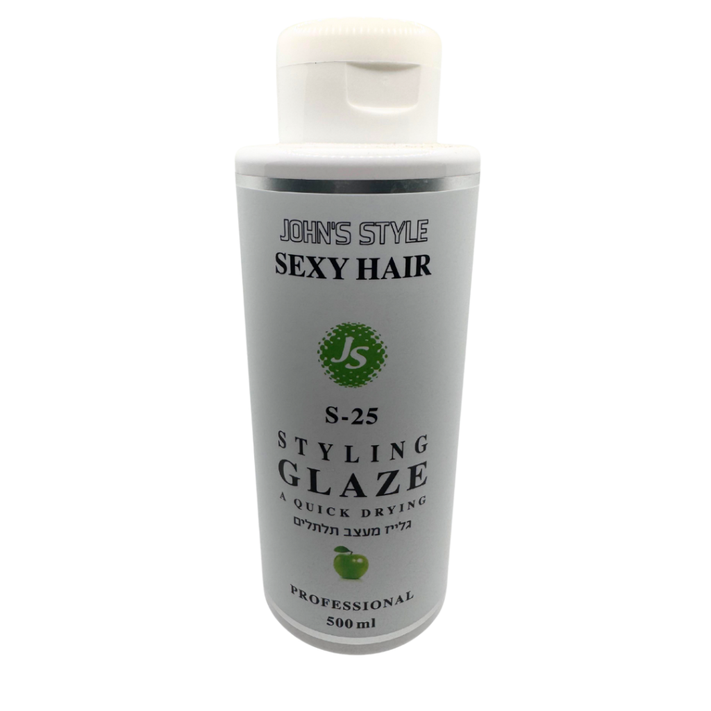 גלייז מעצב תלתלים ג'ונס סטייל – John’s Style Sexy Hair Styling Glaze S-25