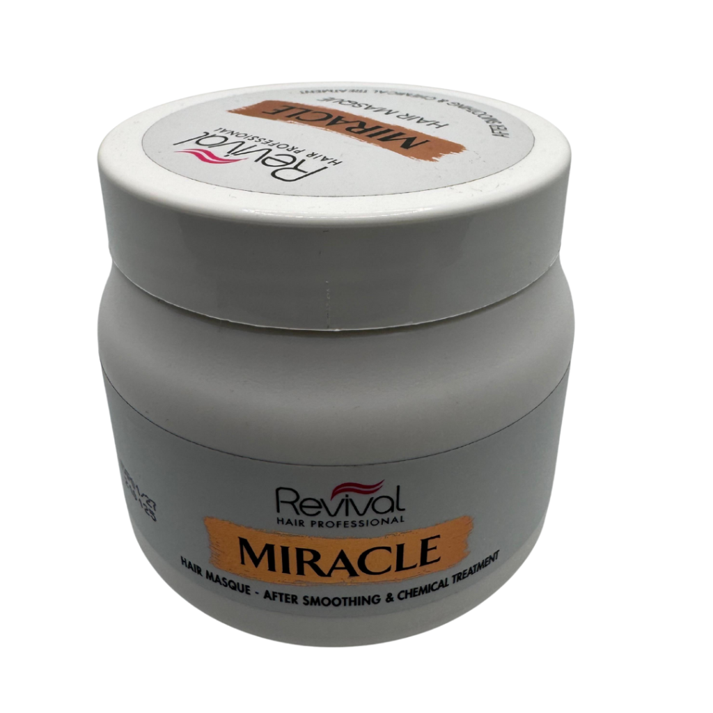 מסיכת מיראקל רבייבל לשיקום לאחר החלקה – Revival Miracle Hair Masque 500ml