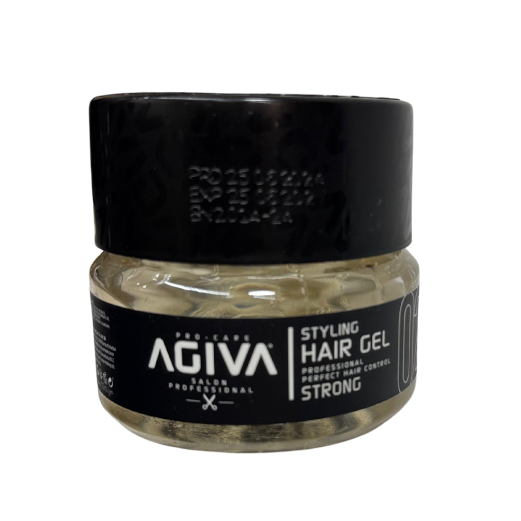 ג'ל אגיבה שקוף לעיצוב חזק וגמיש – Agiva Styling Hair Gel Strong 02 Professional